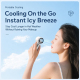 Mini Ventilateur De Refroidissement Portable Avec Affichage Numérique Refroidissement Par Glace 199 Niveaux 35 dB - www.yonis...