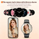Montre Connectée Femme À Écran AMOLED Incurvé Ultra Fin Avec Lampe Torche IP68 Et Autonomie 7 Jours - www.yonis-shop.com