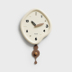 Horloge Murale À Quartz Silencieux Pour Salon Avec Cadre Irrégulier Et Ornement Oscillant Design Rétro - www.yonis-shop.com