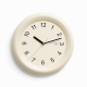 Horloge Murale Silencieuse Vintage Pour Salon Ou Chambre Avec Mouvement Quartz Et Chiffres 3D Beige 30 cm - www.yonis-shop.com