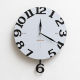 Horloge Murale Décorative Orange Pour Salon Ou Cuisine Silencieuse À Pendule Mobile Mouvement Quartz Fixation Facile - www.yo...