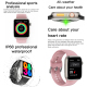 Montre Connectée Étanche Avec Appels BT Et Suivi Santé Moniteur Cardiaque Pression Artérielle Oxygène Du Sang Contrôle Musiqu...