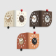 Horloge Murale D’Angle Double Face À Deux Cadrans Indépendants Quartz Silencieux Sans Perçage - www.yonis-shop.com