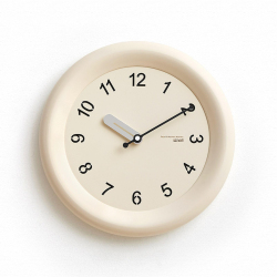 Horloge Murale Vintage Silencieuse À Quartz Pour Salon Et Chambre Cadran 3D Lisible Beige 30 Cm