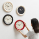 Horloge Murale Vintage Silencieuse À Quartz Pour Salon Et Chambre Cadran 3D Lisible Beige 30 Cm - www.yonis-shop.com