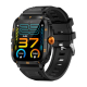 Montre Connectée Résistante HD 1.96 Pouces Bluetooth Appels Moniteur Sommeil Oxymètre Étanche Or Noir - www.yonis-shop.com
