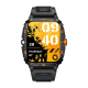 Montre Connectée Résistante HD 1.96 Pouces Bluetooth Appels Moniteur Sommeil Oxymètre Étanche Or Noir - www.yonis-shop.com