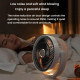 Ventilateur USB De Circulation D’Air Rechargeable Pour Bureau 3D Silencieux 4 Vitesses Avec Veilleuse Et Batterie 2000 mAh - ...