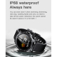 Montre Connectée IP68 Étanche 1.3 Pouces Appels Bluetooth Suivi Sommeil Fréquence Cardiaque Bracelet Acier Argenté - www.yoni...