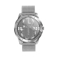 Montre Connectée IP68 Étanche 1.3 Pouces Appels Bluetooth Suivi Sommeil Fréquence Cardiaque Bracelet Acier Argenté - www.yoni...