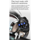 Montre Connectée IP68 Étanche 1.3 Pouces Appels Bluetooth Suivi Sommeil Fréquence Cardiaque Bracelet Acier Argenté - www.yoni...