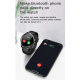 Montre Connectée IP68 Étanche 1.3 Pouces Appels Bluetooth Suivi Sommeil Fréquence Cardiaque Bracelet Acier Argenté - www.yoni...