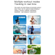 Montre Connectée IP68 Étanche 1.3 Pouces Appels Bluetooth Suivi Sommeil Fréquence Cardiaque Bracelet Acier Argenté - www.yoni...
