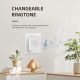 Sonnette Vidéo Intelligente WiFi 720x1280 Avec Audio Bidirectionnel Détection PIR Vision Nocturne Et Carillon Intérieur - www...