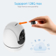 Caméra De Surveillance Intérieure WiFi 1080p Avec Rotation 355° Vision Nocturne Alertes De Mouvement Pour Bébé Et Animaux - w...