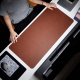 Sous-Main De Bureau Réversible Face Cuir PVC Effet Crazy Horse Et Face Liège 60x30 cm Avec Sangle - www.yonis-shop.com