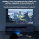 Vidéoprojecteur Mini LED Portable Avec Recopie D’Écran Smartphone Lecture 1080P Projection 24 À 100 Pouces Haut Parleur Intég...