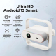 Vidéoprojecteur Portable Full HD 1080p Pour Films Et Gaming Avec Android 13 WiFi 6 Et Correction Automatique - www.yonis-shop...