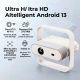 Vidéoprojecteur Portable Full HD 1080p Pour Films Et Gaming Avec Android 13 WiFi 6 Et Correction Automatique - www.yonis-shop...