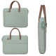 Sacoche Ordinateur Portable 14-15 Pouces en Tissu Oxford Imperméable et Résistante avec Bandoulière Amovible et Poignée Ergon...