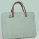 Sacoche Ordinateur Portable 14-15 Pouces en Tissu Oxford Imperméable et Résistante avec Bandoulière Amovible et Poignée Ergon...