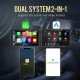 Adaptateur Sans Fil Android Auto CarPlay 2 En 1 Pour 98% Des Véhicules À Connexion Filaire Bluetooth 5.4 WiFi Double Bande - ...