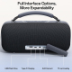 Enceinte Bluetooth Portable 60W Avec Éclairage RGB Résistance À L’Eau IPX5 Et Appels Mains Libres - www.yonis-shop.com