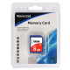 Carte m&eacute;moire SDHC 8 Go bleue et rouge visible de face dans son blister transparent. - Yonis Y-csd8go