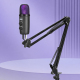 Microphone À Condensateur USB Cardioïde 192 kHz 24 Bits Avec Pied Et Filtre Antipop - www.yonis-shop.com