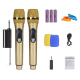 Microphone Sans Fil UHF Rechargeable 2 Micros Portée 50 Mètres Réduction Du Bruit Et Sélection Automatique - www.yonis-shop.com