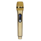 Microphone Sans Fil UHF Rechargeable Avec Récepteur 50 Mètres Réduction De Bruit Et 2 Canaux