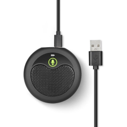 Microphone À Condensateur USB De Bureau Omnidirectionnel Avec Échantillonnage 192 kHz 24 Bits Et Écoute Casque Ou Enceintes