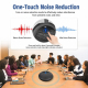 Microphone À Condensateur USB De Bureau Omnidirectionnel Avec Échantillonnage 192 kHz 24 Bits Et Écoute Casque Ou Enceintes -...