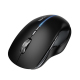 Souris Sans Fil Rechargeable RGB À Double Connexion 2.4 GHz Et Bluetooth 7 Boutons DPI Réglable Jusqu’à 1600 Autonomie 7 Jour...