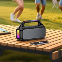 Enceinte Bluetooth Portable TWS Avec Poign&eacute;e Bluetooth 6.0 Batterie 2400 mAh 3 Heures Double Haut Parleur 15 W - www.yonis-sh...