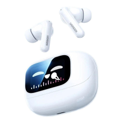 Écouteurs Bluetooth Sans Fil Pour Gaming Et Sport Avec ANC ENC Jusqu’à 52 dB Autonomie 30 h Boîtier À Écran Tactile IPX5 - ww...