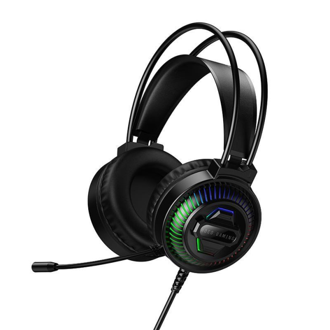 Casque Gaming Filaire Avec Microphone Omnidirectionnel USB Et Prise Audio 3.5 Mm Éclairage Tricolore Réglage Du Volume - www....