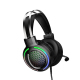 Casque Gaming Avec Microphone Omnidirectionnel Haut Parleurs 50 Mm USB Et Jack 3.5 Mm Éclairage Tricolore - www.yonis-shop.com
