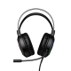 Casque Gaming Avec Microphone Omnidirectionnel Haut Parleurs 50 Mm USB Et Jack 3.5 Mm Éclairage Tricolore - www.yonis-shop.com