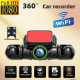 Caméra Embarquée Voiture 1080P WiFi Vision Nocturne Double Enregistrement Grand Angle 170° Enregistrement En Boucle - www.yon...