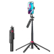 Trépied Perche À Selfie Bluetooth 5.2 Avec Tête Rotative À 360° Et Stabilisateur Détachable Jusqu’à 1,8 M - www.yonis-shop.com