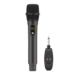 Microphone Sans Fil À Main Anti Larsen Avec Verrouillage Du Bruit Et Portée De 30 Mètres