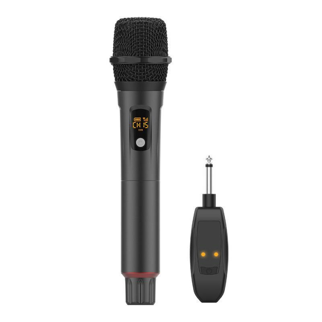 Microphone Sans Fil À Main Anti Larsen Avec Verrouillage Du Bruit Et Portée De 30 Mètres - www.yonis-shop.com