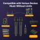 Duo De Microphones Sans Fil À Main 2.4 GHz Avec Récepteur Anti Larsen Portée 30 M - www.yonis-shop.com