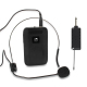 Microphone Sans Fil VHF 2 En 1 Double Canal Avec Casque Portée 50 Mètres Récepteur Rechargeable - www.yonis-shop.com