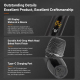 Microphone Dynamique Sans Fil UHF Avec Récepteur Batterie Lithium 1500 mAh Réponse Audio 40 À 18000 Hz - www.yonis-shop.com