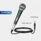 Microphone Dynamique Filaire Pour Équipement Audio Avec Connecteur 3.5 Mm Câble De 3 M Et Corps Métallique - www.yonis-shop.com