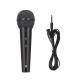 Microphone Dynamique Filaire 6,35 Mm Avec Câble De 3 M Pour Équipements Audio Jack Microphone Étendue 50 Hz À 10 KHz