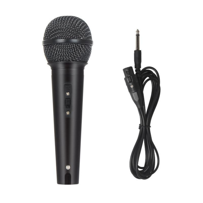 Microphone Dynamique Filaire Pour Équipement Audio Câble 3 M Connecteur 6.35 Mm Réponse 50 Hz À 10 KHz - www.yonis-shop.com