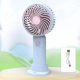 Mini Ventilateur Portable Rechargeable USB Avec Support Téléphone 3 Vitesses Silencieux 500 mAh - www.yonis-shop.com